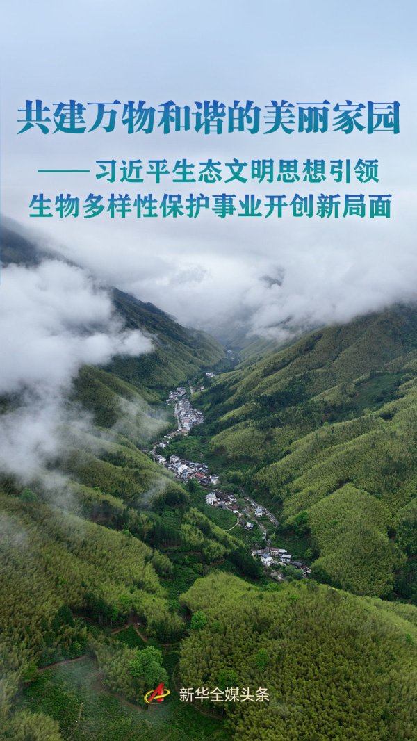 习近平生态文明思想引领生物多样性保护事业开创新局面