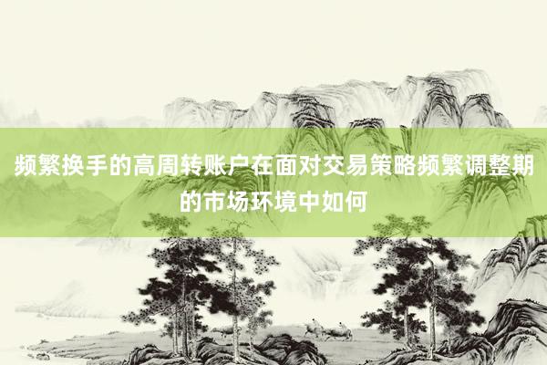 频繁换手的高周转账户在面对交易策略频繁调整期的市场环境中如何