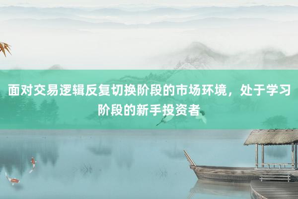 面对交易逻辑反复切换阶段的市场环境，处于学习阶段的新手投资者