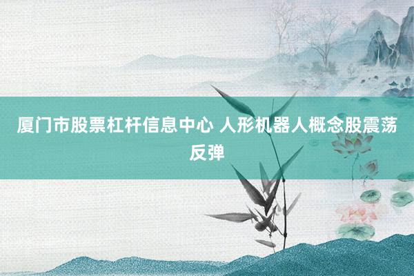厦门市股票杠杆信息中心 人形机器人概念股震荡反弹