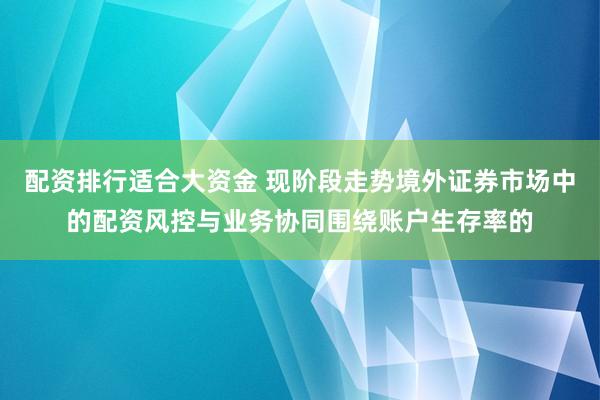 配资排行适合大资金 现阶段走势境外证券市场中的配资风控与业务协同围绕账户生存率的